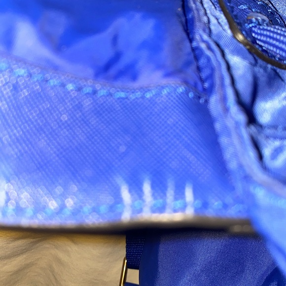Tory Burch Royal Blue Nylon Backpack